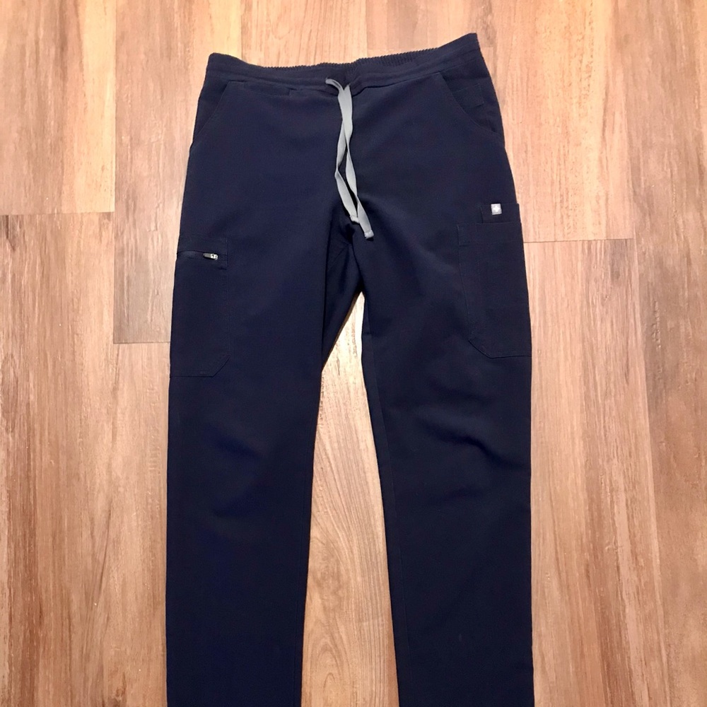Figs Navy Small Tall Yola Scrub Pant